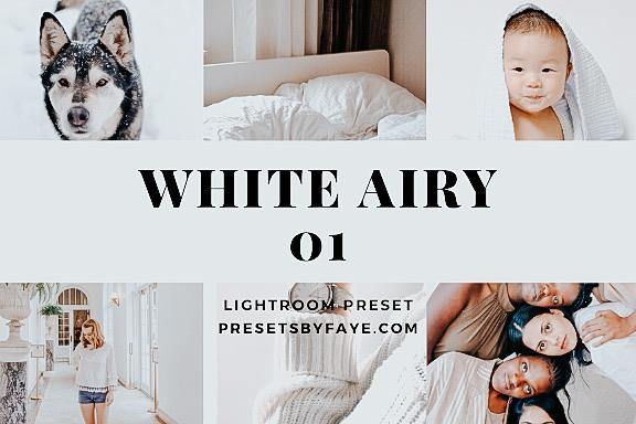 WHITE AIRY LIGHTROOM PRESETS - PresetsbyFaye