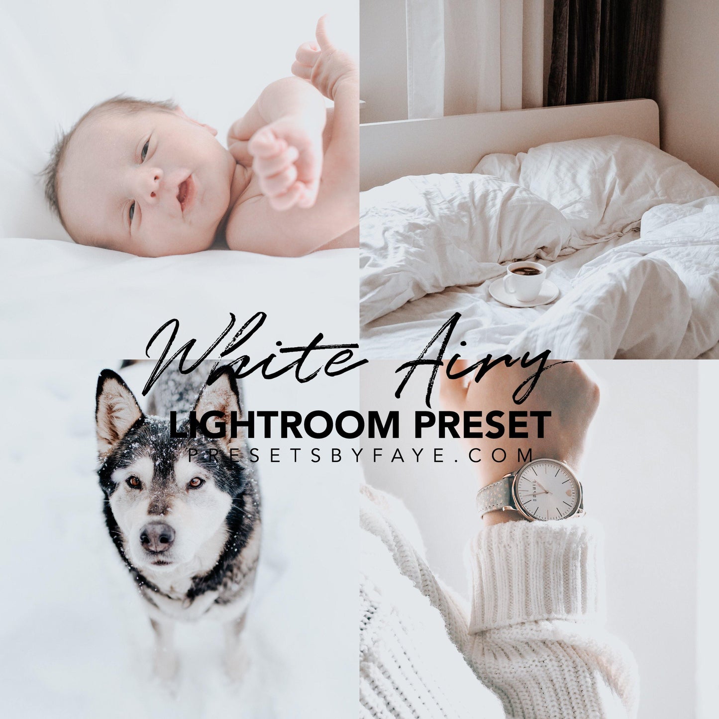 WHITE AIRY LIGHTROOM PRESETS - PresetsbyFaye