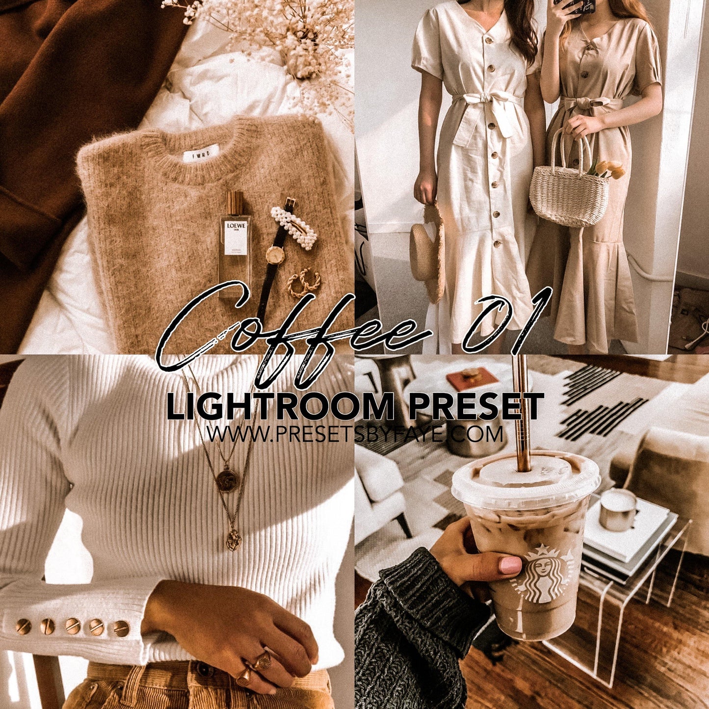 COFFEE LIGHTROOM PRESETS - PresetsbyFaye