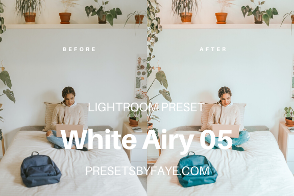 WHITE AIRY LIGHTROOM PRESETS - PresetsbyFaye