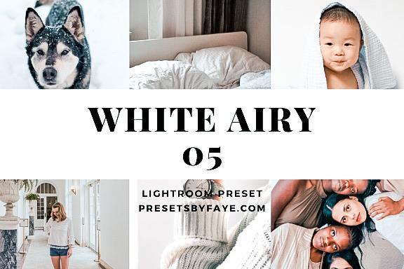 WHITE AIRY LIGHTROOM PRESETS - PresetsbyFaye